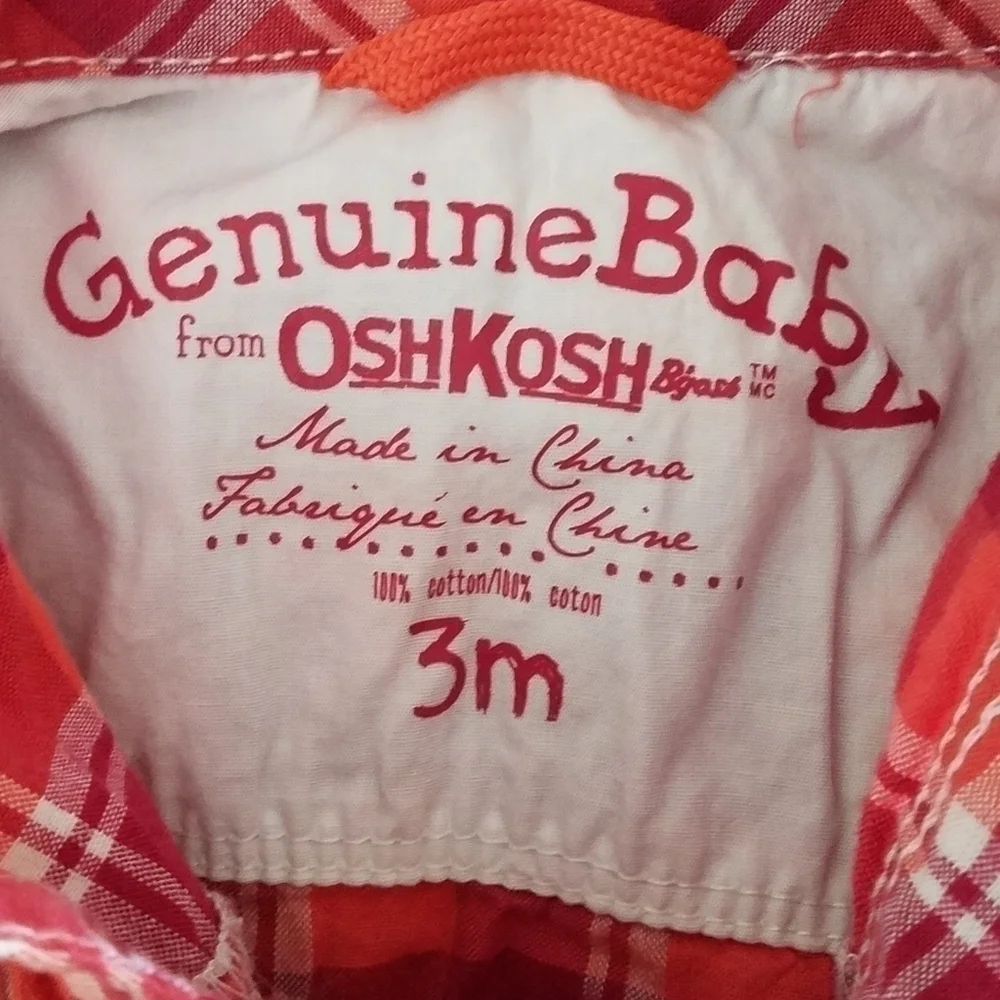 OshKosh Bgosh hole good pictured
